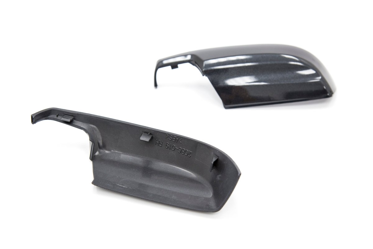 OLM Paint Matched Lower Mirror Covers - Dark Gray Metallic / Asphalt - 2015 - 2021 Subaru WRX / STI / 2015 - 2017 Crosstrek / 2015 - 2016 Impreza - JDMuscleOLMA.700002.1-61K