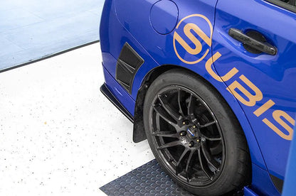 OLM Paint Matched/Gloss Black Rear Bumper Lip - World Rally Blue - 2015 - 2021 Subaru WRX / STI - JDMuscleOLMA.70191.1-K7X