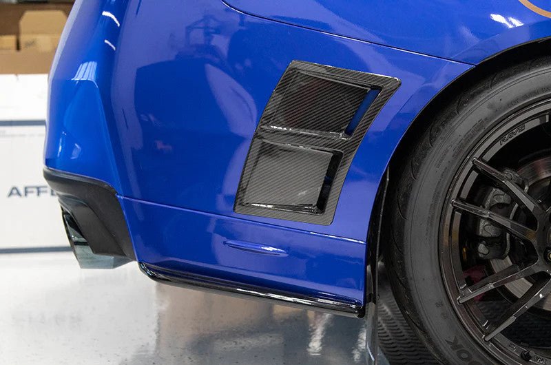 OLM Paint Matched/Gloss Black Rear Bumper Lip - World Rally Blue - 2015 - 2021 Subaru WRX / STI - JDMuscleOLMA.70191.1-K7X