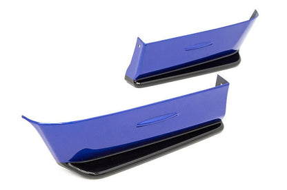 OLM Paint Matched/Gloss Black Rear Bumper Lip - World Rally Blue - 2015 - 2021 Subaru WRX / STI - JDMuscleOLMA.70191.1-K7X