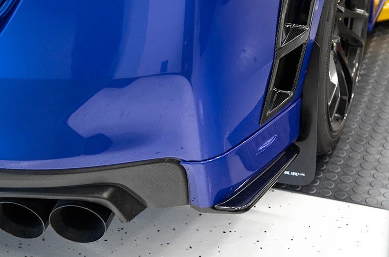 OLM Paint Matched/Gloss Black Rear Bumper Lip - World Rally Blue - 2015 - 2021 Subaru WRX / STI - JDMuscleOLMA.70191.1-K7X