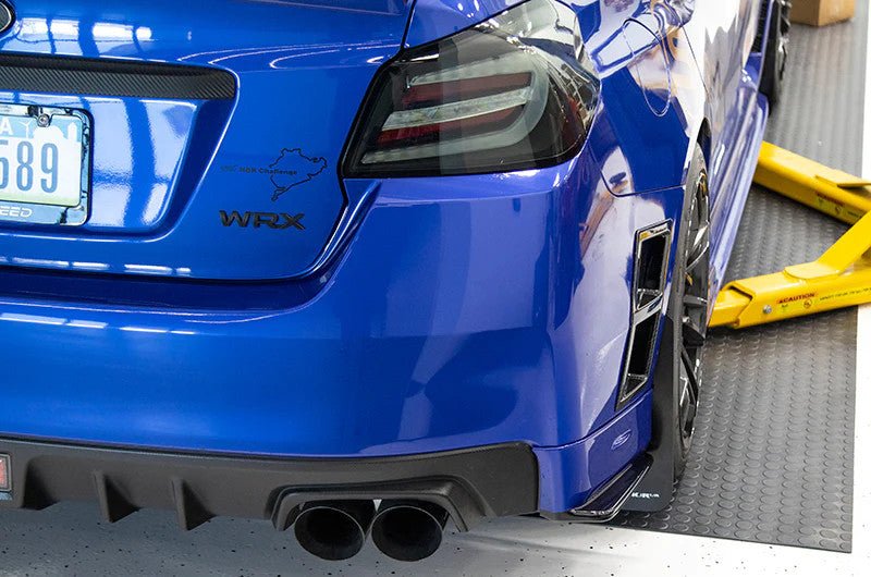 OLM Paint Matched/Gloss Black Rear Bumper Lip - World Rally Blue - 2015 - 2021 Subaru WRX / STI - JDMuscleOLMA.70191.1-K7X