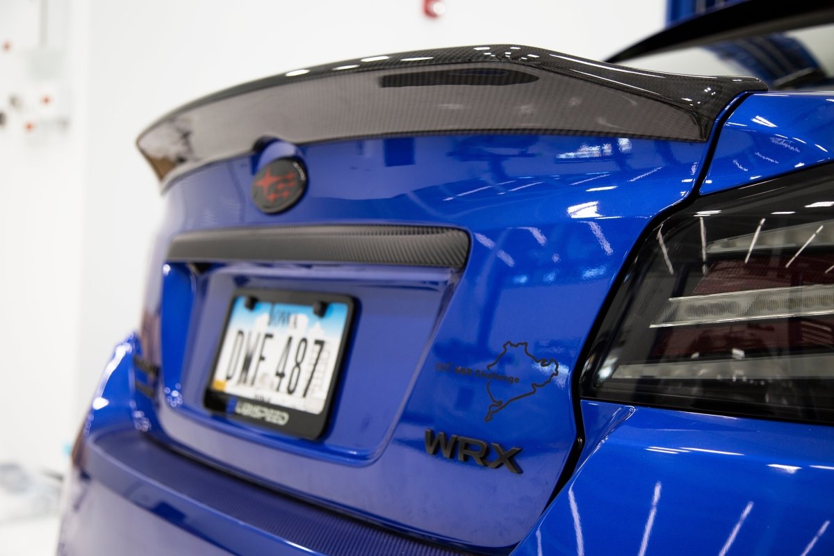 OLM Point Five Carbon Fiber Duckbill Spoiler 2015+ WRX / STI - JDMuscleOLMA.70015.1-CF
