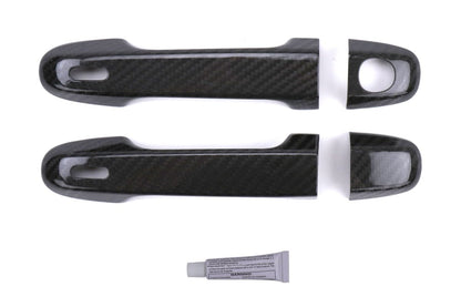 OLM Pre - preg Carbon Fiber Door Handle Cover - 2013+ FT86 - Gloss Carbon Fiber - JDMuscleOLMDHC-FT86-K-DCF