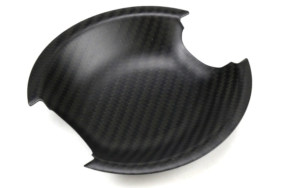 OLM Pre - preg Carbon Fiber Exterior Door Handle Insert - Matte Carbon Fiber - 2013 - 2016 Scion FR - S / 2013 - 2021 BRZ / 2017 - 2020 Toyota 86 - JDMuscleOLMDHI-FT86-MDCF