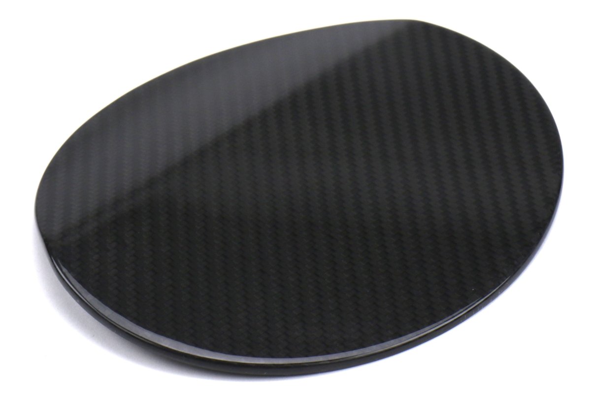 OLM Pre - preg Carbon Fiber Fuel Door Cover - 2015 - 2021 WRX/STI - JDMuscleOLMTC-SUBWRX14-DCF