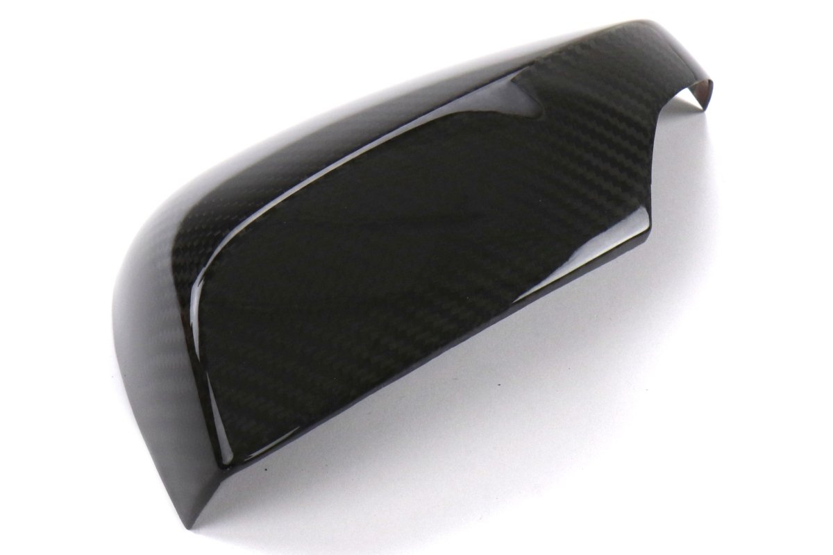 OLM Pre - preg Carbon Fiber Mirror Covers (with Turn Signal Hole) - Gloss Carbon Fiber - 2015 - 2021 Subaru WRX / STI (With Turn Signal Holes) - JDMuscleOLMMRC-WRX14WHGDCF