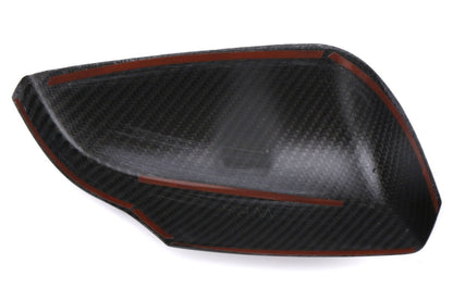 OLM Pre - preg Carbon Fiber Mirror Covers (with Turn Signal Hole) - Gloss Carbon Fiber - 2015 - 2021 Subaru WRX / STI (With Turn Signal Holes) - JDMuscleOLMMRC-WRX14WHGDCF