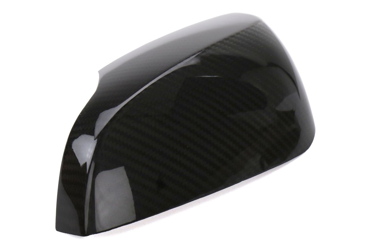 OLM Pre - preg Carbon Fiber Mirror Covers (with Turn Signal Hole) - Gloss Carbon Fiber - 2015 - 2021 Subaru WRX / STI (With Turn Signal Holes) - JDMuscleOLMMRC-WRX14WHGDCF