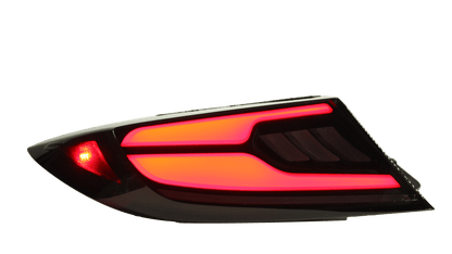 OLM Raiden LED Taillights (Clear Lens/Red Bar) - 2022+ GR86 / BRZ - JDMusclemotor vehicle lightingOLME.49016.1-CR