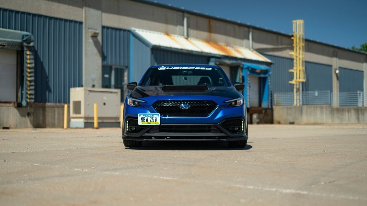 OLM RD1 Style 3 Piece Matte Black ABS Front Lip - 2022+ WRX - JDMuscleOLMB.47022.1