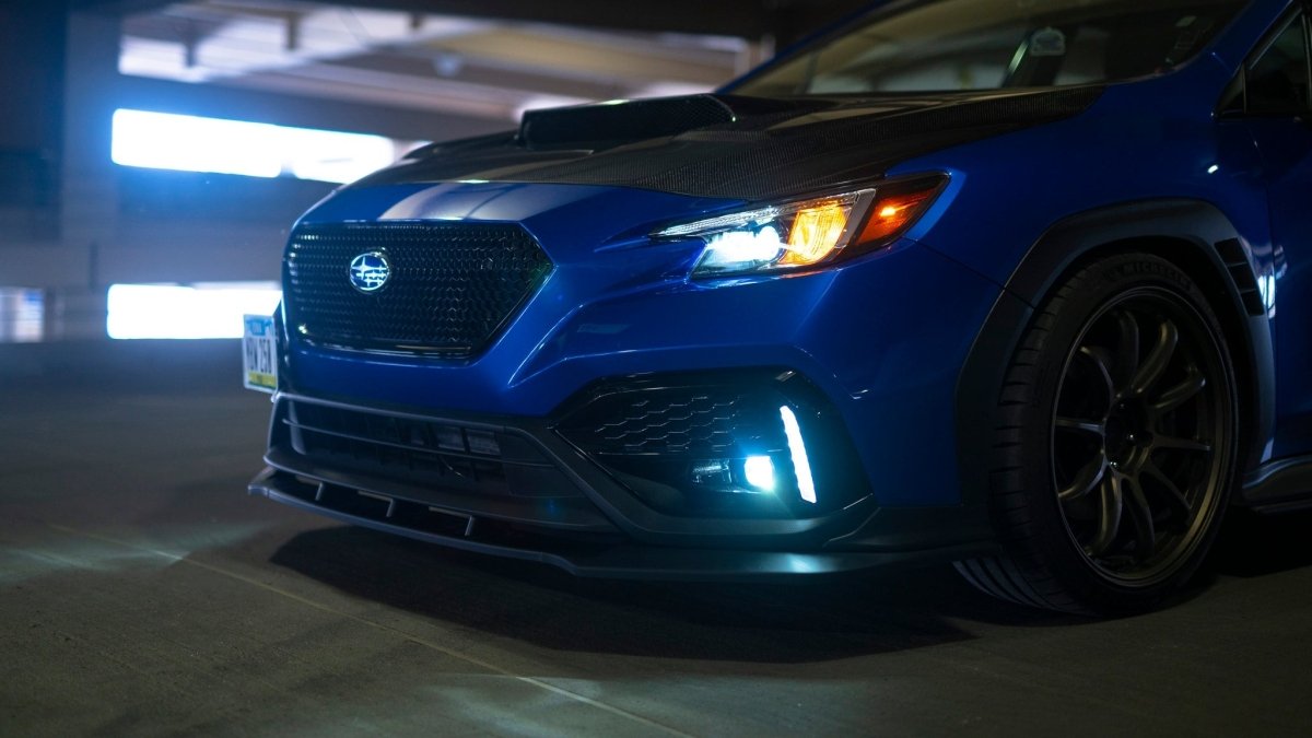 OLM RD1 Style 3 Piece Matte Black ABS Front Lip - 2022+ WRX - JDMuscleOLMB.47022.1