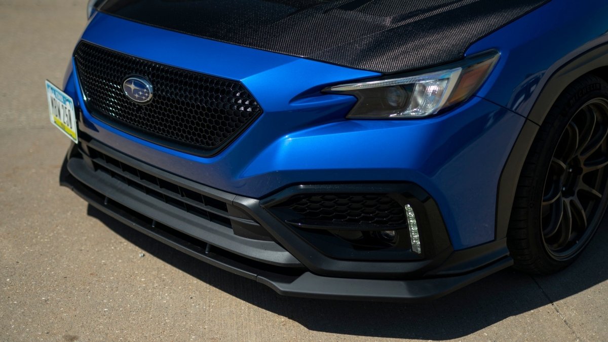 OLM RD1 Style 3 Piece Matte Black ABS Front Lip - 2022+ WRX - JDMuscleOLMB.47022.1
