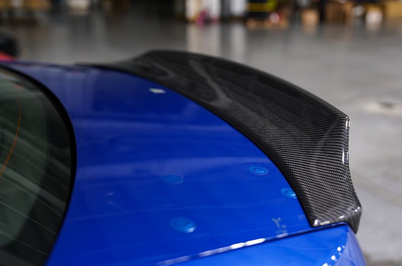 OLM RD2 Style Carbon Fiber Duckbill Spoiler - 2015 - 2021 WRX/STI - JDMuscleOLMA.70259.1