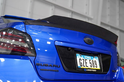 OLM RD2 Style Carbon Fiber Duckbill Spoiler - 2015 - 2021 WRX/STI - JDMuscleOLMA.70259.1