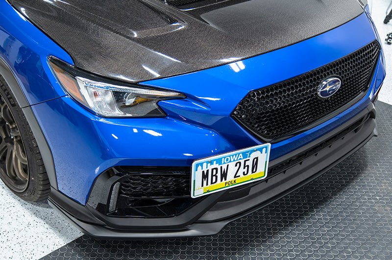 OLM S Style Matte Black Front Lip - 2022+ WRX - JDMuscleOLMB.47006.1