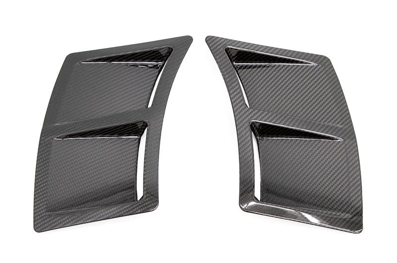 OLM S207 Style Carbon Fiber Bumper Vent Inserts - 2015+ WRX / STI - JDMuscleOLMA.70163.1