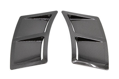 OLM S207 Style Carbon Fiber Bumper Vent Inserts - 2015+ WRX / STI - JDMuscleOLMA.70163.1