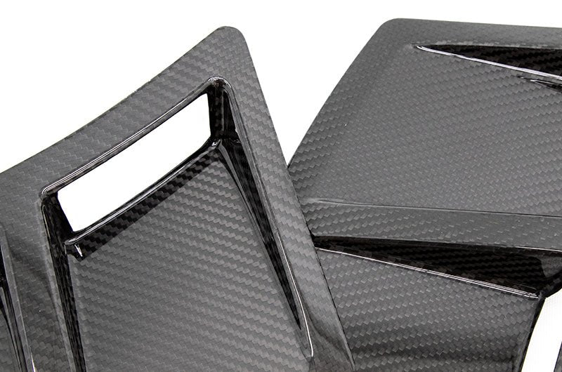 OLM S207 Style Carbon Fiber Bumper Vent Inserts - 2015+ WRX / STI - JDMuscleOLMA.70163.1