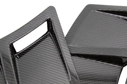 OLM S207 Style Carbon Fiber Bumper Vent Inserts - 2015+ WRX / STI - JDMuscleOLMA.70163.1