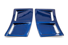 OLM S207 Style Paint Matched Rear Bumper Vent Inserts - Galaxy Blue Pearl - 2015 - 2021 Subaru WRX / STI - JDMuscleOLMOLMS207RVNT-E8H