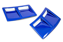 OLM S207 Style Paint Matched Rear Bumper Vent Inserts - WR Blue Pearl - 2015 - 2021 Subaru WRX / STI - JDMuscleOLMOLMS207RVNT-K7X