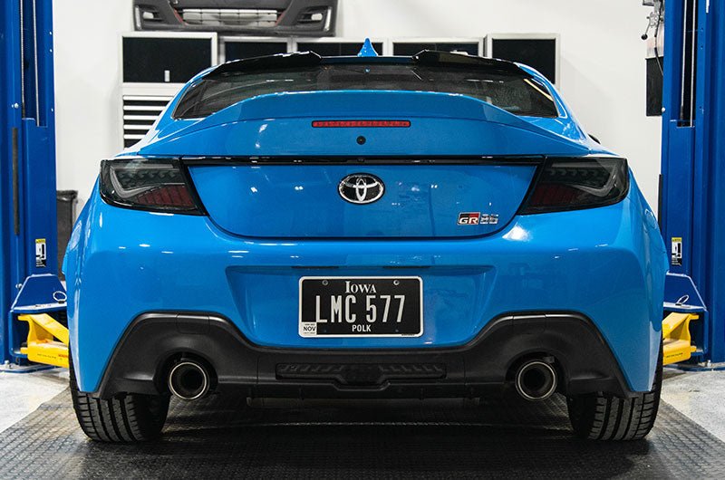 OLM "Scythe Style" LED Taillights (Smoke Lens/Black Base/White Bar) - 2022+ BRZ / GR86 - JDMuscleBRZ - AOLME.49003.3