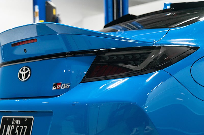 OLM "Scythe Style" LED Taillights (Smoke Lens/Black Base/White Bar) - 2022+ BRZ / GR86 - JDMuscleBRZ - AOLME.49003.3