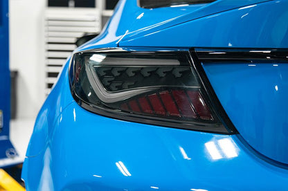 OLM "Scythe Style" LED Taillights (Smoke Lens/Black Base/White Bar) - 2022+ BRZ / GR86 - JDMuscleBRZ - AOLME.49003.3