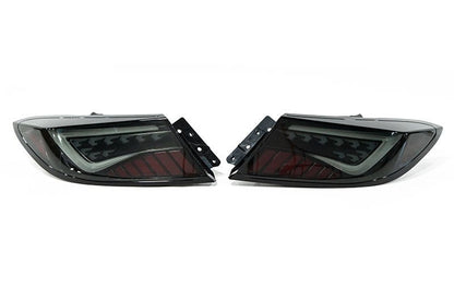 OLM "Scythe Style" LED Taillights (Smoke Lens/Black Base/White Bar) - 2022+ BRZ / GR86 - JDMuscleBRZ - AOLME.49003.3