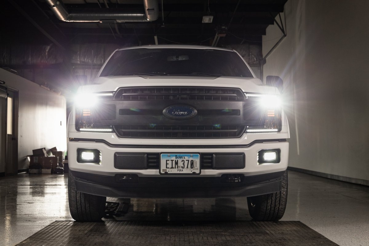 OLM Select Line LED Fog Lights (Chrome) - 15 - 20 Ford F150 17 - 22 F250/F350 - JDMuscleOLME.16007.1