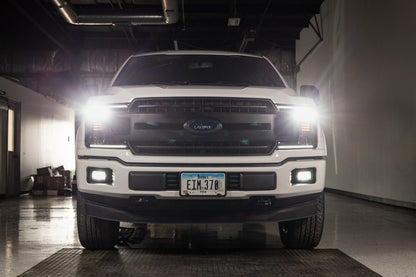 OLM Select Line LED Fog Lights (Chrome) - 15 - 20 Ford F150 17 - 22 F250/F350 - JDMuscleOLME.16007.1