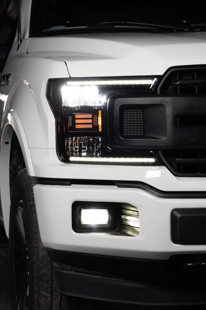 OLM Select Line LED Fog Lights (Chrome) - 15 - 20 Ford F150 17 - 22 F250/F350 - JDMuscleOLME.16007.1