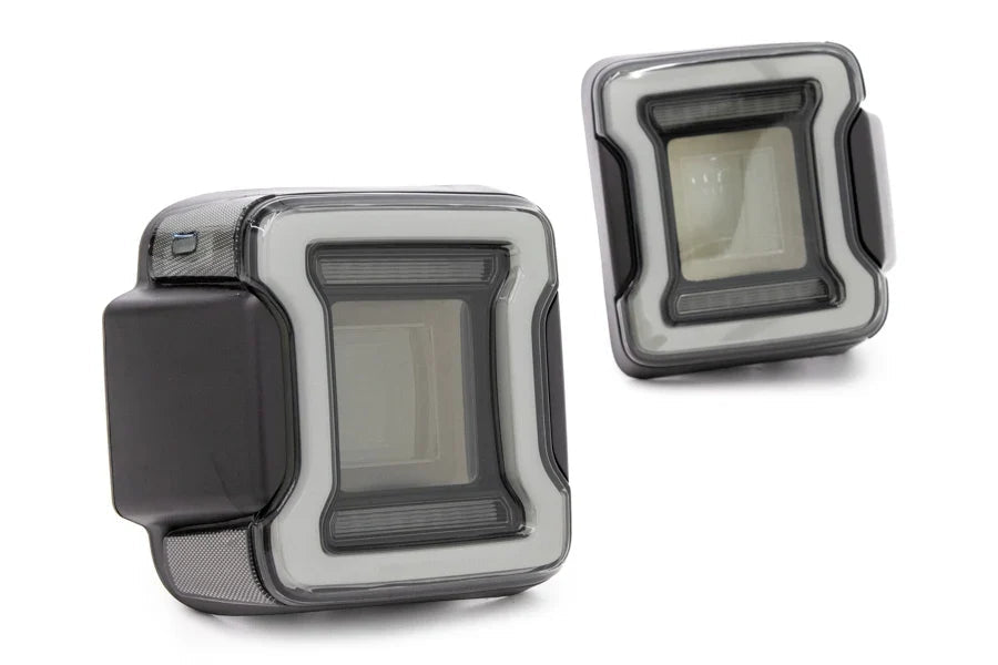 OLM Smoked LED Tail Lights - Wrangler JL - JDMuscleOLMA.700194.1