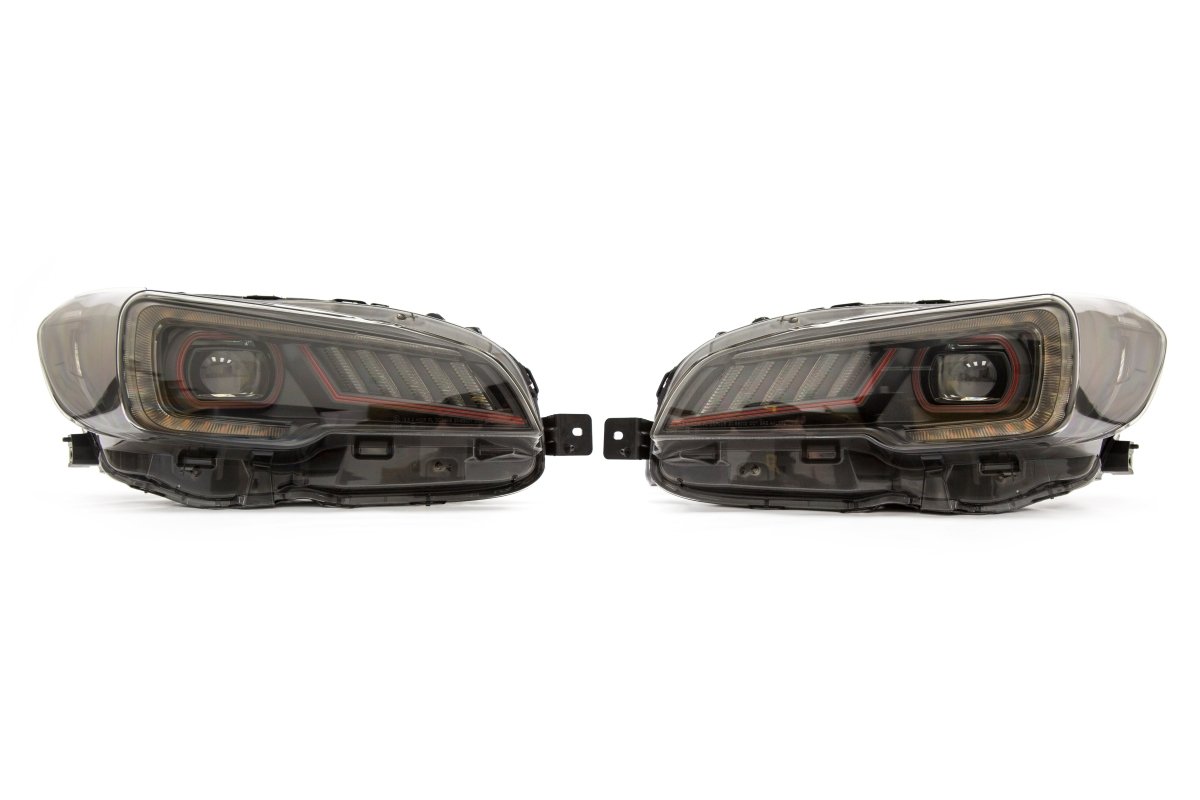 OLM Sokudo LED Headlights with DRL + Sequential Turns - 2015 - 2021 Subaru WRX / STI - JDMusclemotor vehicle lightingOLME.47008.1