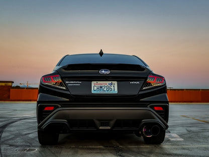 OLM Spec - AR LED Taillights (Clear Lens/Black Base/Red Bar) - 2022+ WRX - JDMuscleOLME.47002.1-CBRC