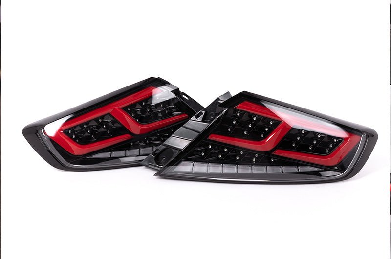 OLM Spec - AR LED Taillights (Clear Lens/Black Base/Red Bar) - 2022+ WRX - JDMuscleOLME.47002.1-CBRC
