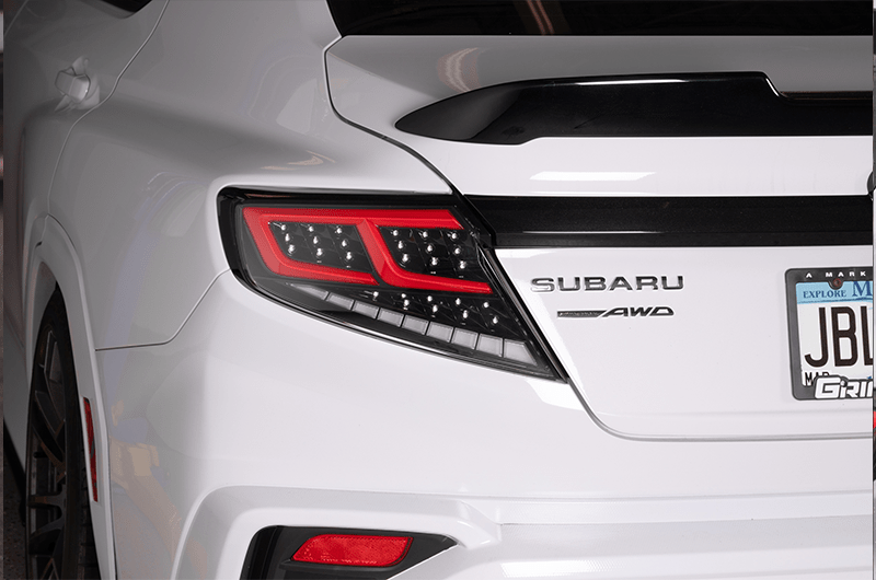 OLM Spec - AR LED Taillights (Clear Lens/Black Base/Red Bar) - 2022+ WRX - JDMuscleOLME.47002.1-CBRC