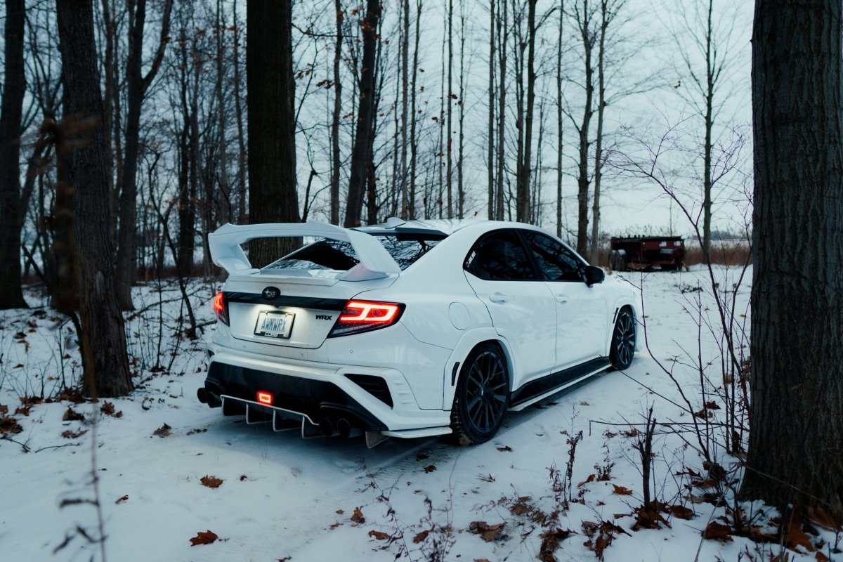 OLM Spec - AR LED Taillights (Clear Lens/Black Base/White Bar) - 2022+ WRX - JDMuscleOLME.47002.1-CBCC