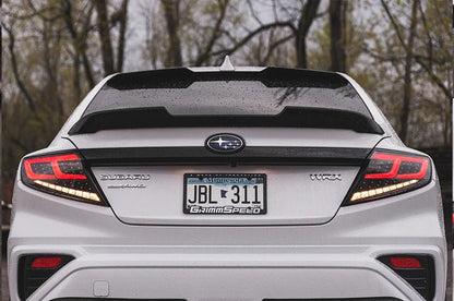 OLM Spec - AR LED Taillights (Smoke Lens/Black Base/Red Bar) - 2022+ WRX - JDMuscleOLME.47002.1-SBRC