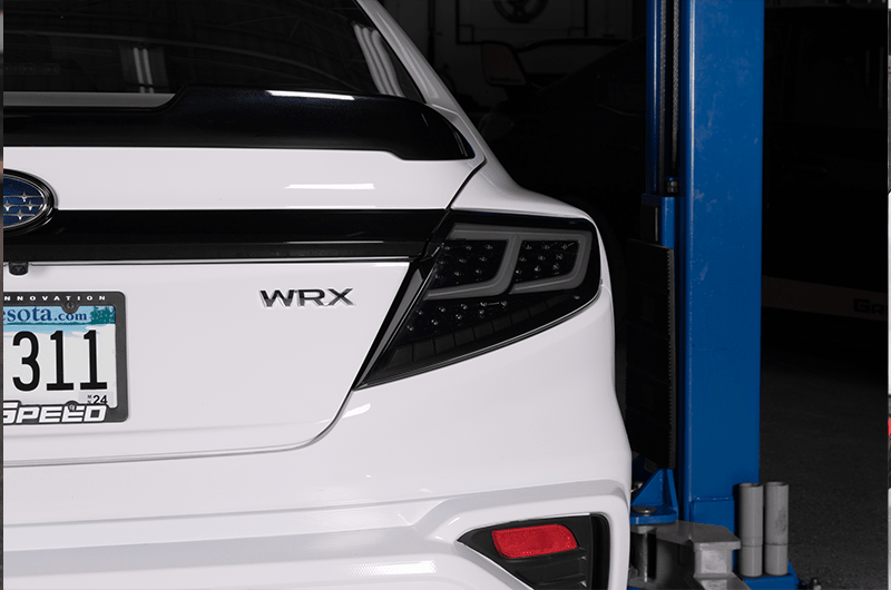 OLM Spec - AR LED Taillights (Smoke Lens/Black Base/White Bar) - 2022+ WRX - JDMuscleOLME.47002.1-SBCC