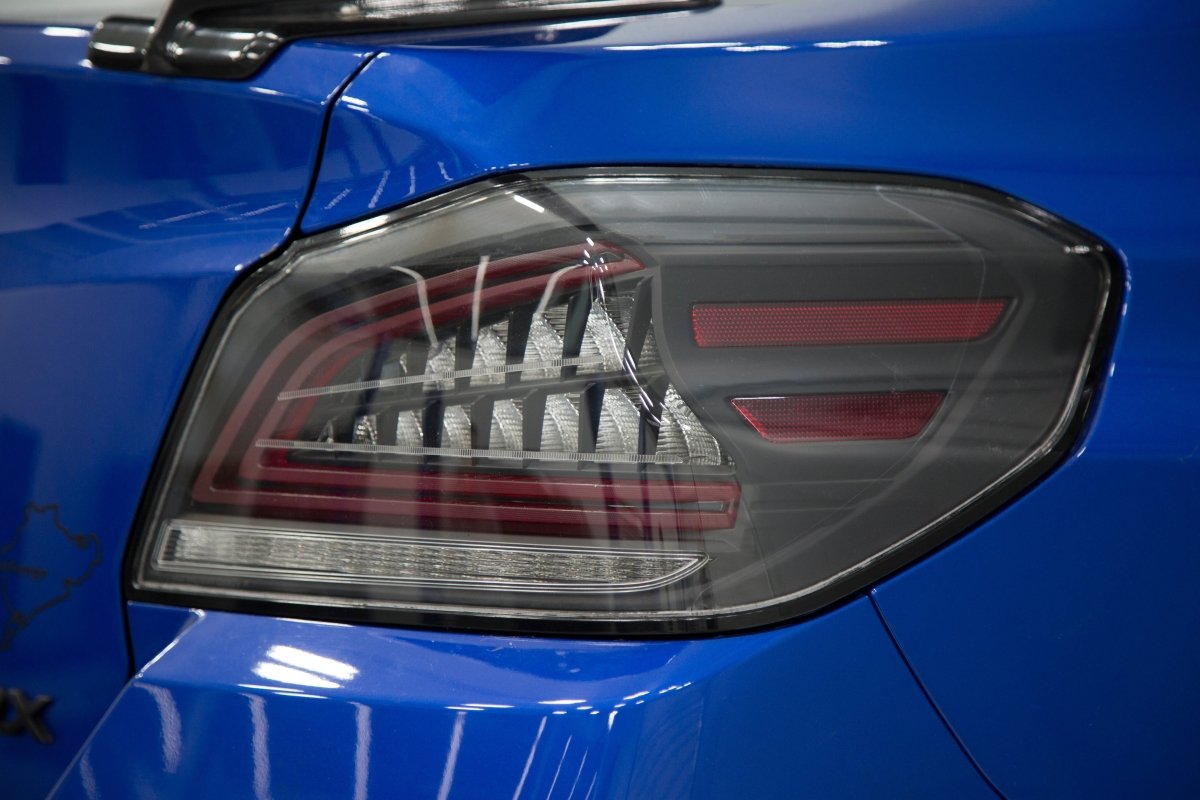 OLM Spec CR Tail Lights (Clear Lens, Black Base) - 2015 - 2021 Subaru WRX & STI - JDMuscleOLMA.70038.1