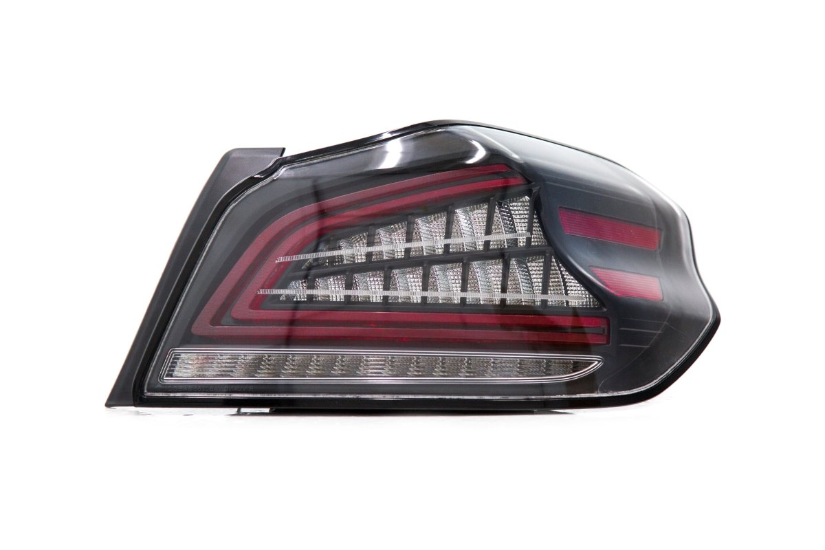 OLM Spec CR Tail Lights (Clear Lens, Black Base) - 2015 - 2021 Subaru WRX & STI - JDMuscleOLMA.70038.1