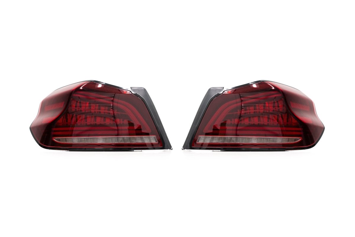 OLM Spec CR Tail Lights (Red Lens, Black Base) - 2015 - 2021 Subaru WRX & STI - JDMuscleOLMA.70038.3