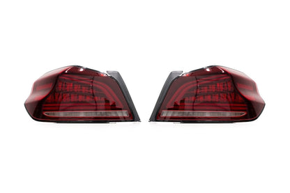 OLM Spec CR Tail Lights (Red Lens, Black Base) - 2015 - 2021 Subaru WRX & STI - JDMuscleOLMA.70038.3