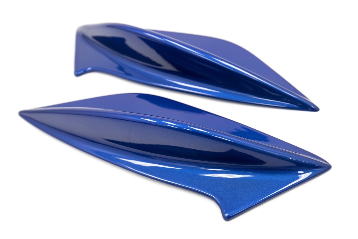 OLM STI Spoiler Side Fins - 2015+ WRX / 2015+ STI - WRB (K7X) - JDMuscleOLMOLM15STIFIN-K7X
