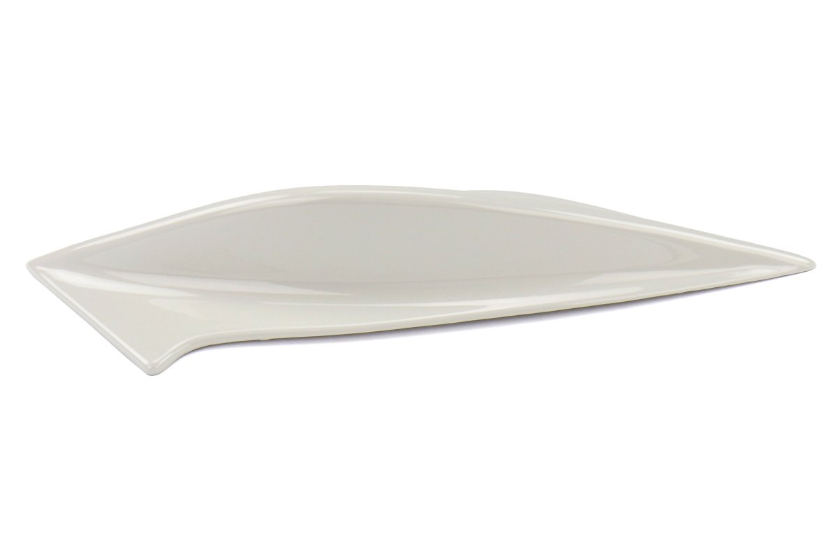 OLM STI Spoiler Side Fins - Crystal White Pearl / Halo - 2015 - 2021 Subaru WRX / STI - JDMuscleOLMOLM15STIFIN-K1X