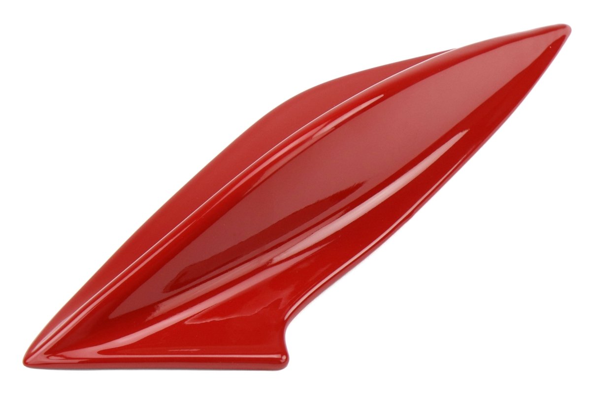OLM STI Spoiler Side Fins - Lightning Red / Firestorm Red - 2015 - 2021 Subaru WRX / STI - JDMuscleOLMOLM15STIFIN-C7P
