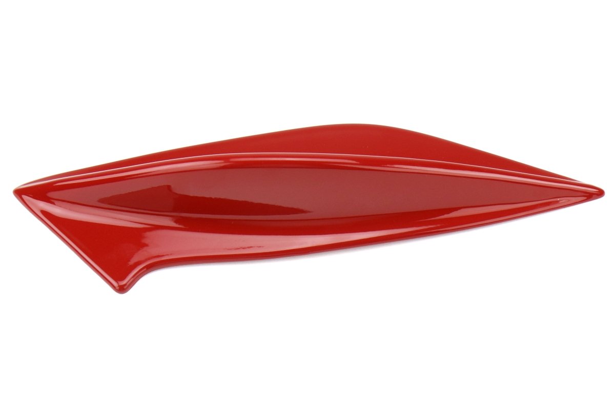 OLM STI Spoiler Side Fins - Lightning Red / Firestorm Red - 2015 - 2021 Subaru WRX / STI - JDMuscleOLMOLM15STIFIN-C7P