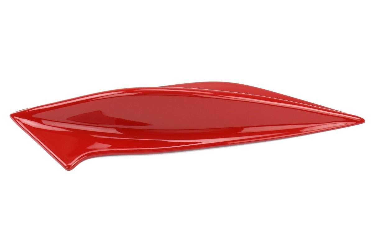 OLM STI Spoiler Side Fins - Pure Red / Ablaze - 2015 - 2021 Subaru WRX / STI - JDMuscleOLMOLM15STIFIN-M7Y